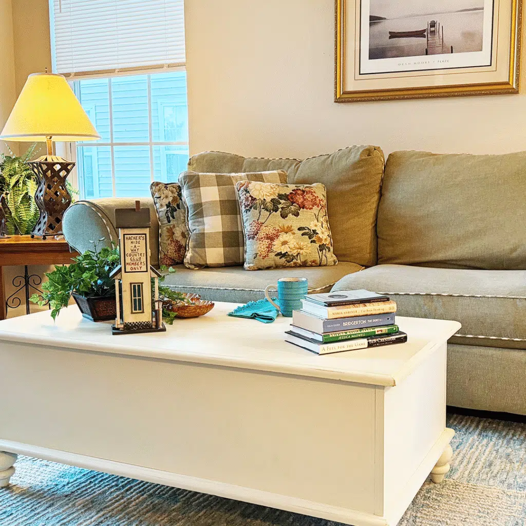 Spacious living room in Graceful Greens Getaways in Coastal Carolina